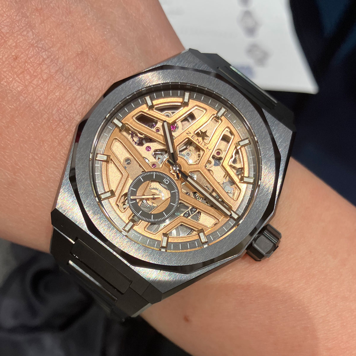 ゼニス デファイ スカイライン スケルトン