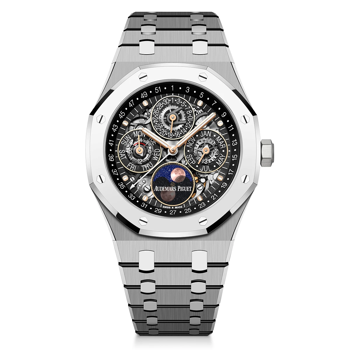オーデマ ピゲ「ロイヤル オーク パーペチュアルカレンダー オープンワーク」Ref.26685XT.00.1320XT.01