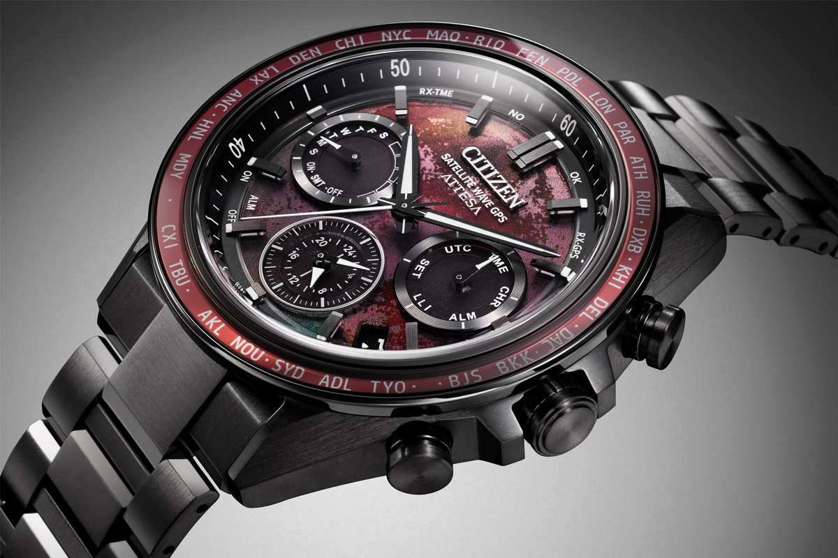 シチズン アテッサ「Shades of Red」