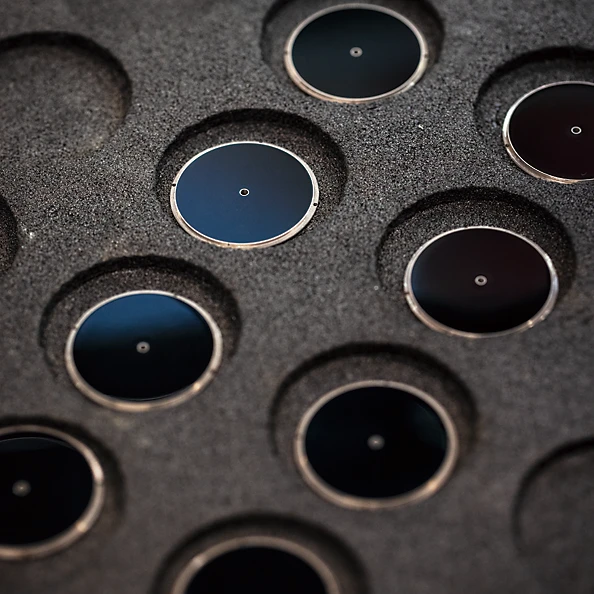 アンスラサイトグレーのグラン フー エナメル文字盤