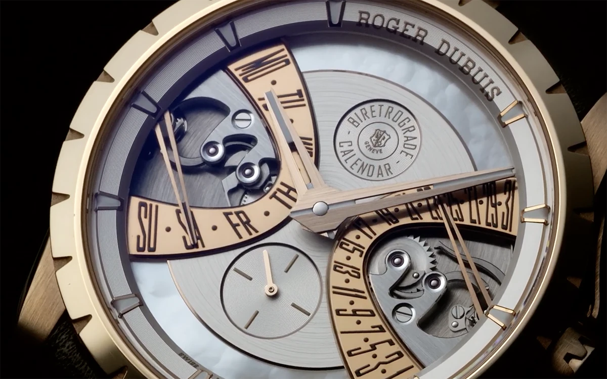 ロジェ・デュブイ エクスカリバー バイレトログラード カレンダー