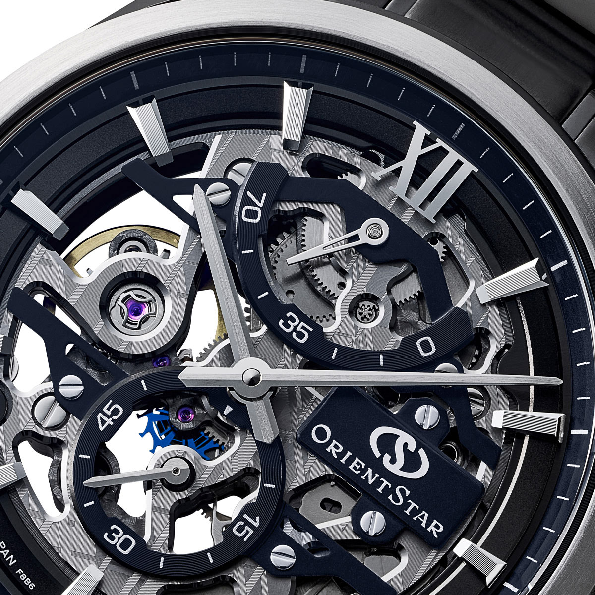 オリエントスター M34 F8 スケルトン ハンドワインディング