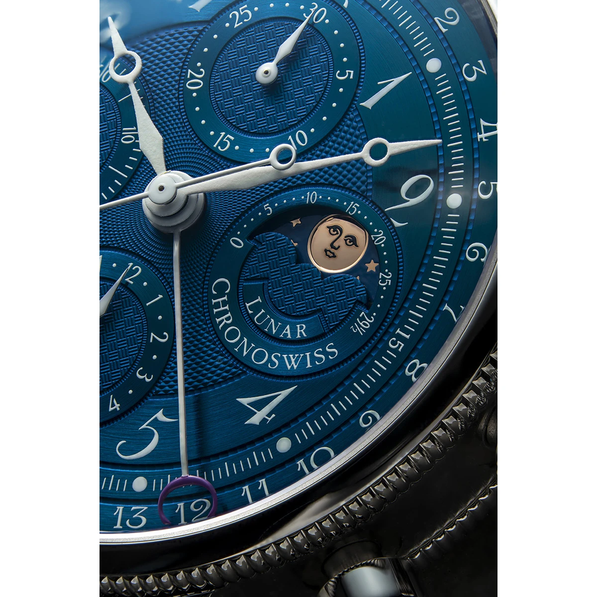 クロノスイス ルナ クロノグラフ オーロラ