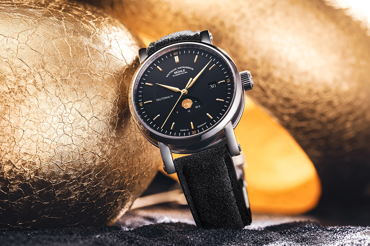 ミューレ グラスヒュッテ テウトニア IV ムーンフェイズ