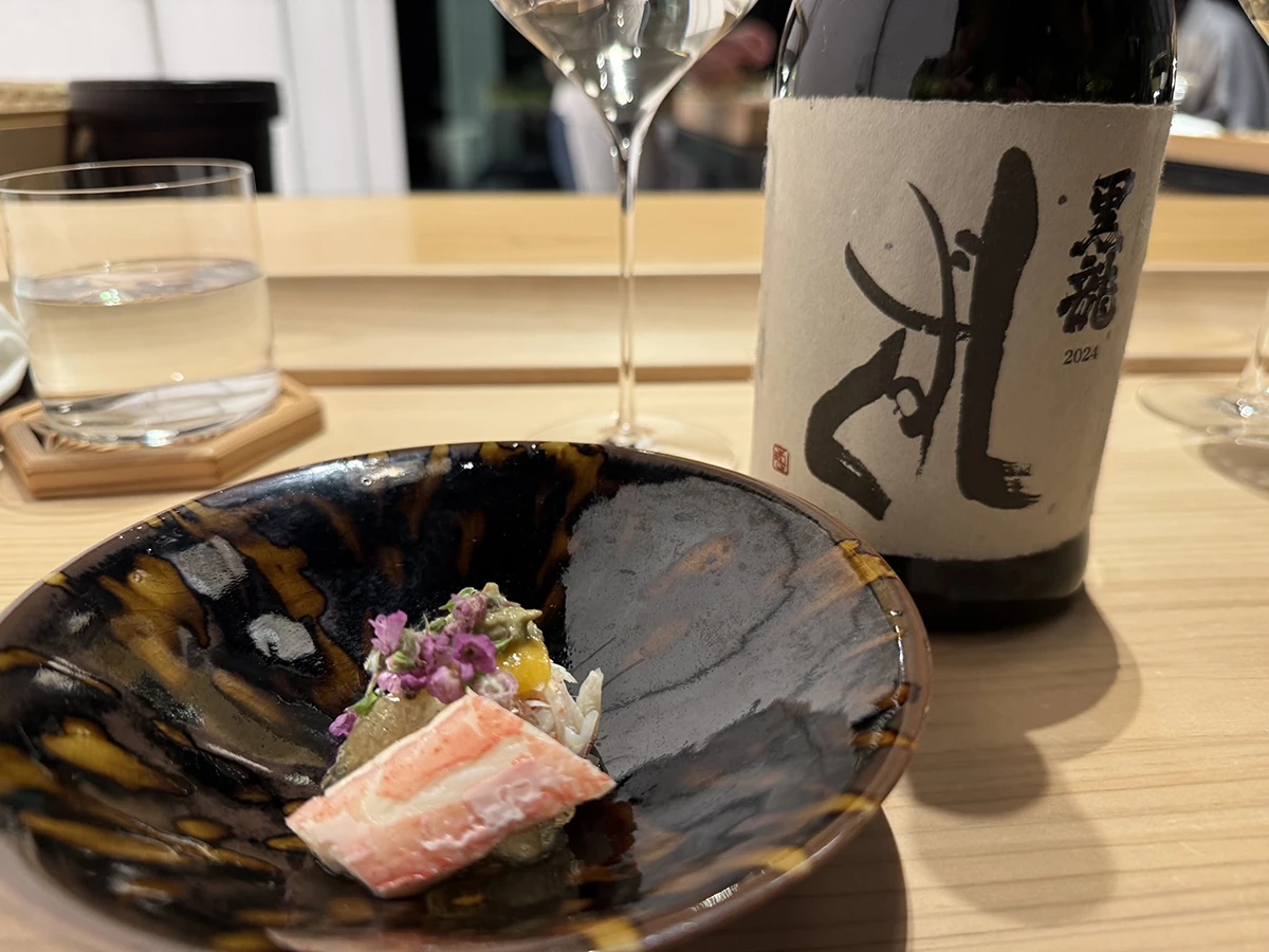 越前蟹と黒龍しずく二〇二四