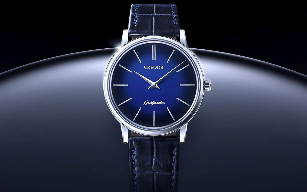 クレドール「ゴールドフェザー 漆芸ダイヤル 限定モデル」Ref.GBBY967