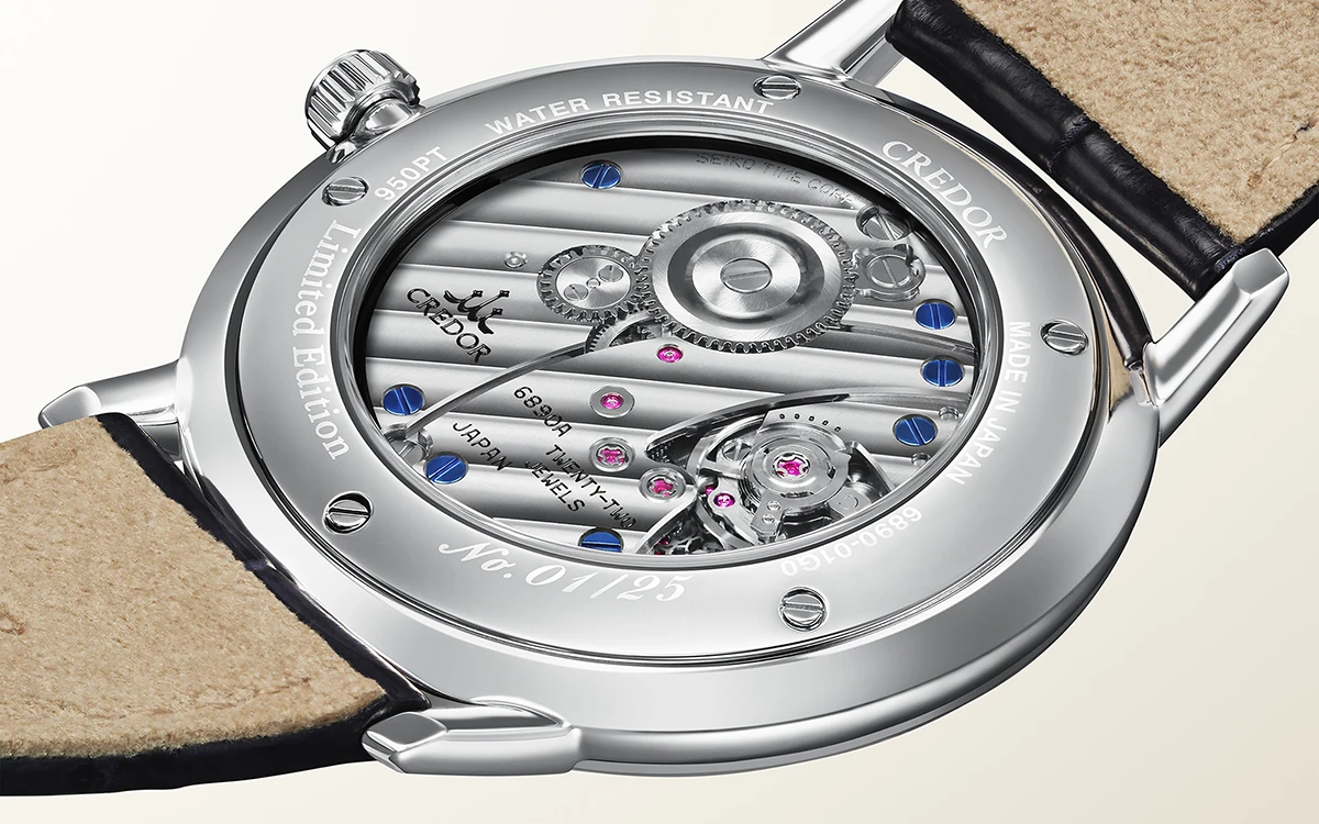 クレドール「ゴールドフェザー 漆芸ダイヤル 限定モデル」Ref.GBBY967