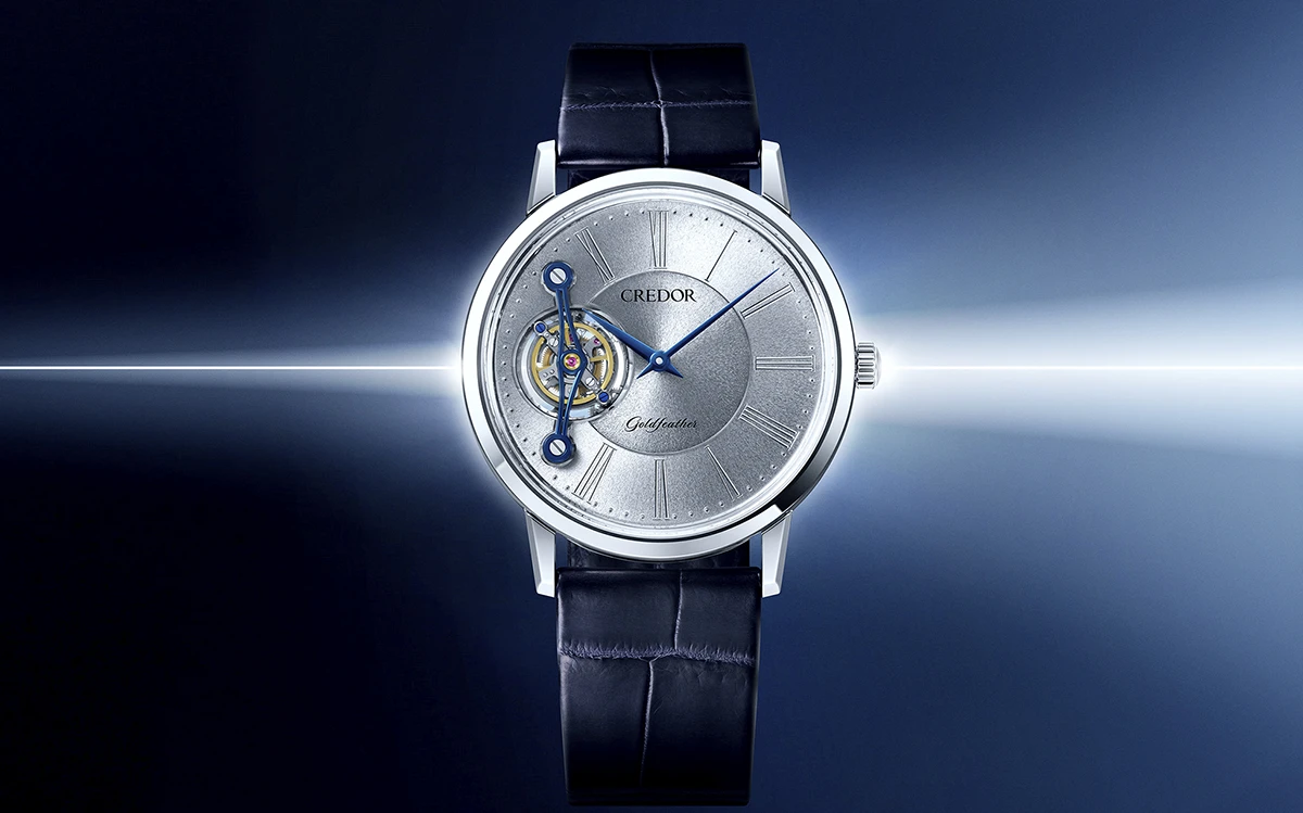 クレドール「ゴールドフェザー トゥールビヨン 彫金 限定モデル」Ref.GBCF997