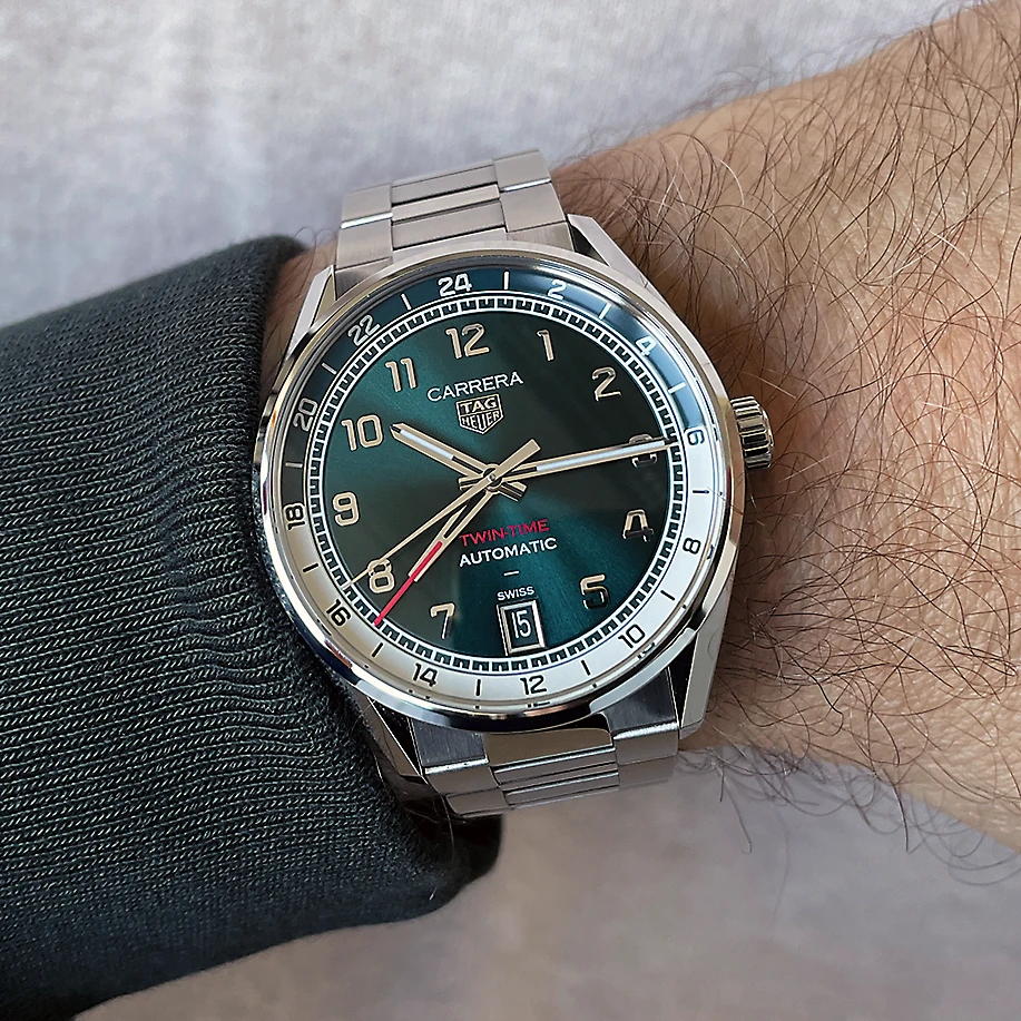 タグ・ホイヤー カレラ デイト ツインタイム