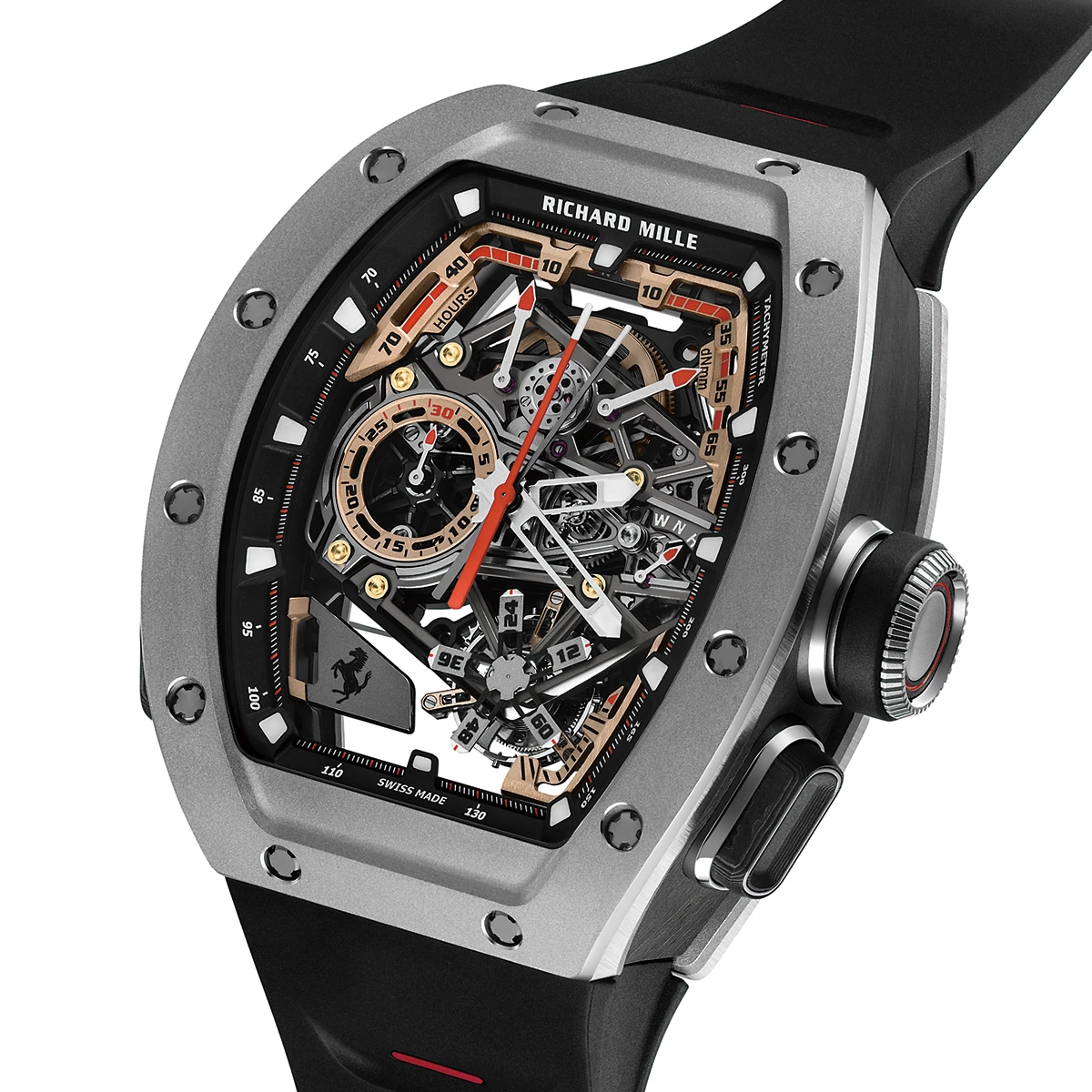 リシャール・ミル「RM 43-01 トゥールビヨン スプリットセコンドクロノグラフ フェラーリ」