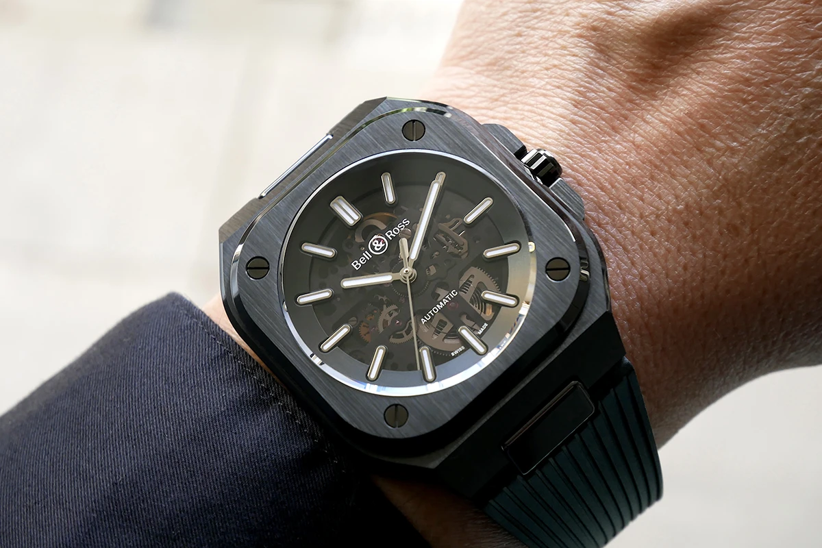 ベル＆ロス「BR 05 スケルトン ブラックセラミック」