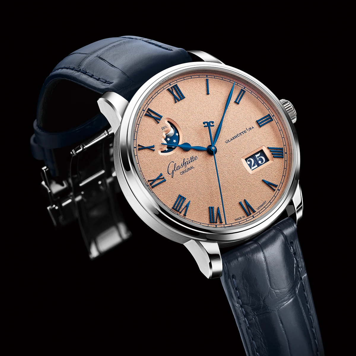 グラスヒュッテ・オリジナル「セネタ・エクセレンス・パノラマデイト・ムーンフェイズ」