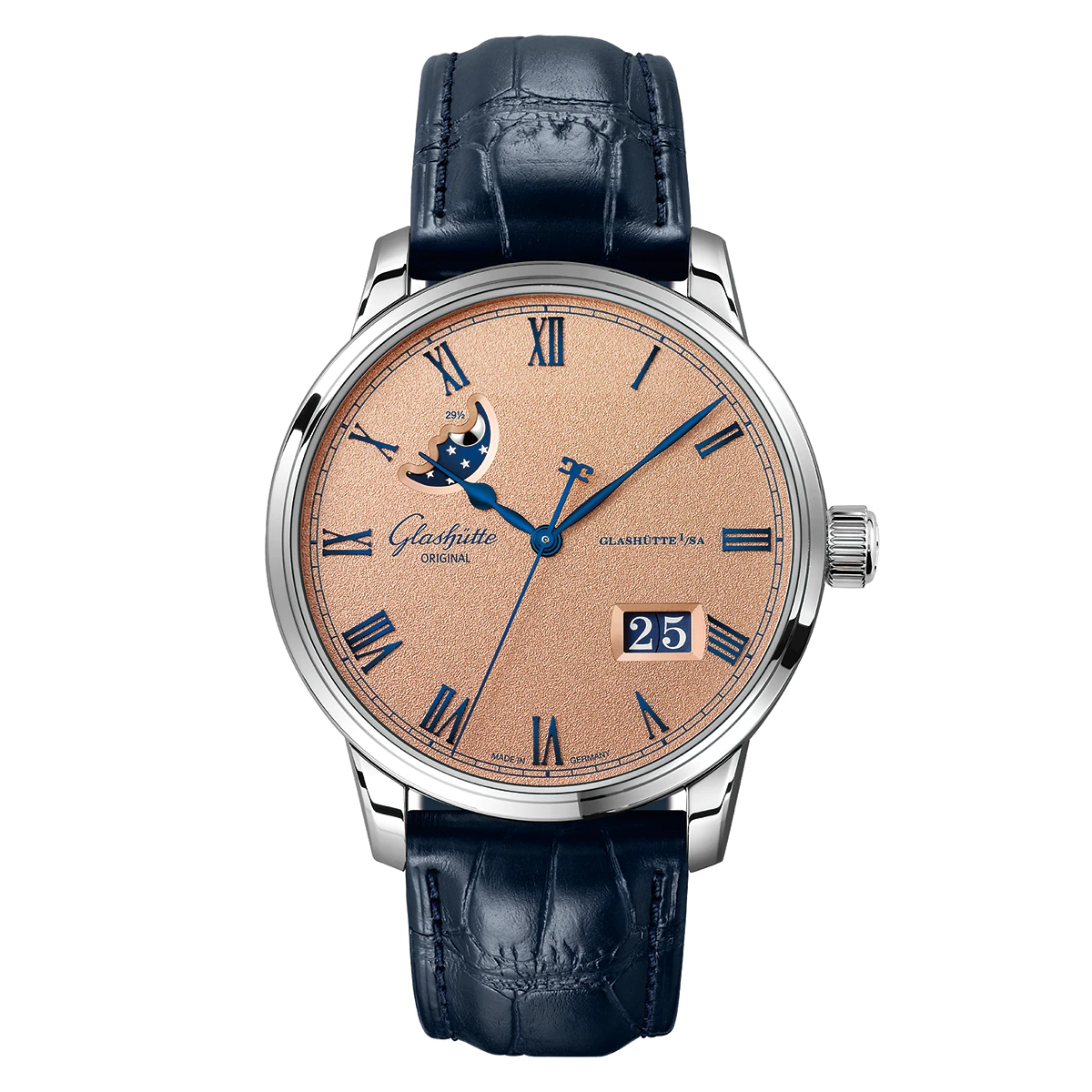 グラスヒュッテ・オリジナル「セネタ・エクセレンス・パノラマデイト・ムーンフェイズ」