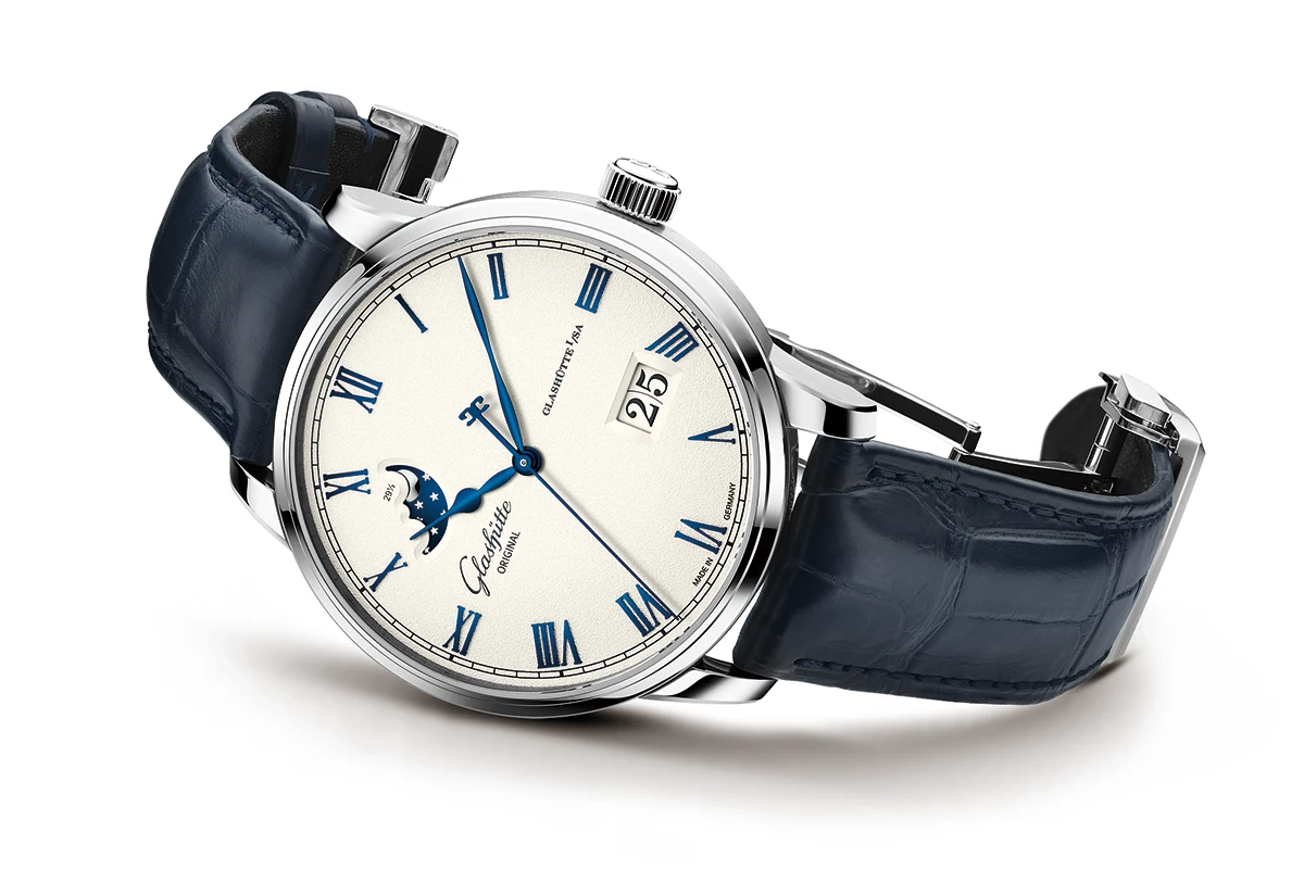 グラスヒュッテ・オリジナル「セネタ・エクセレンス・パノラマデイト・ムーンフェイズ」