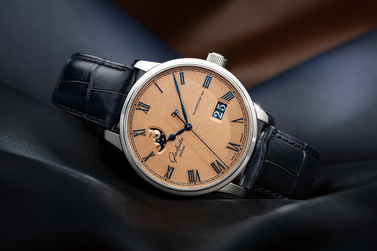 グラスヒュッテ・オリジナル「セネタ・エクセレンス・パノラマデイト・ムーンフェイズ」