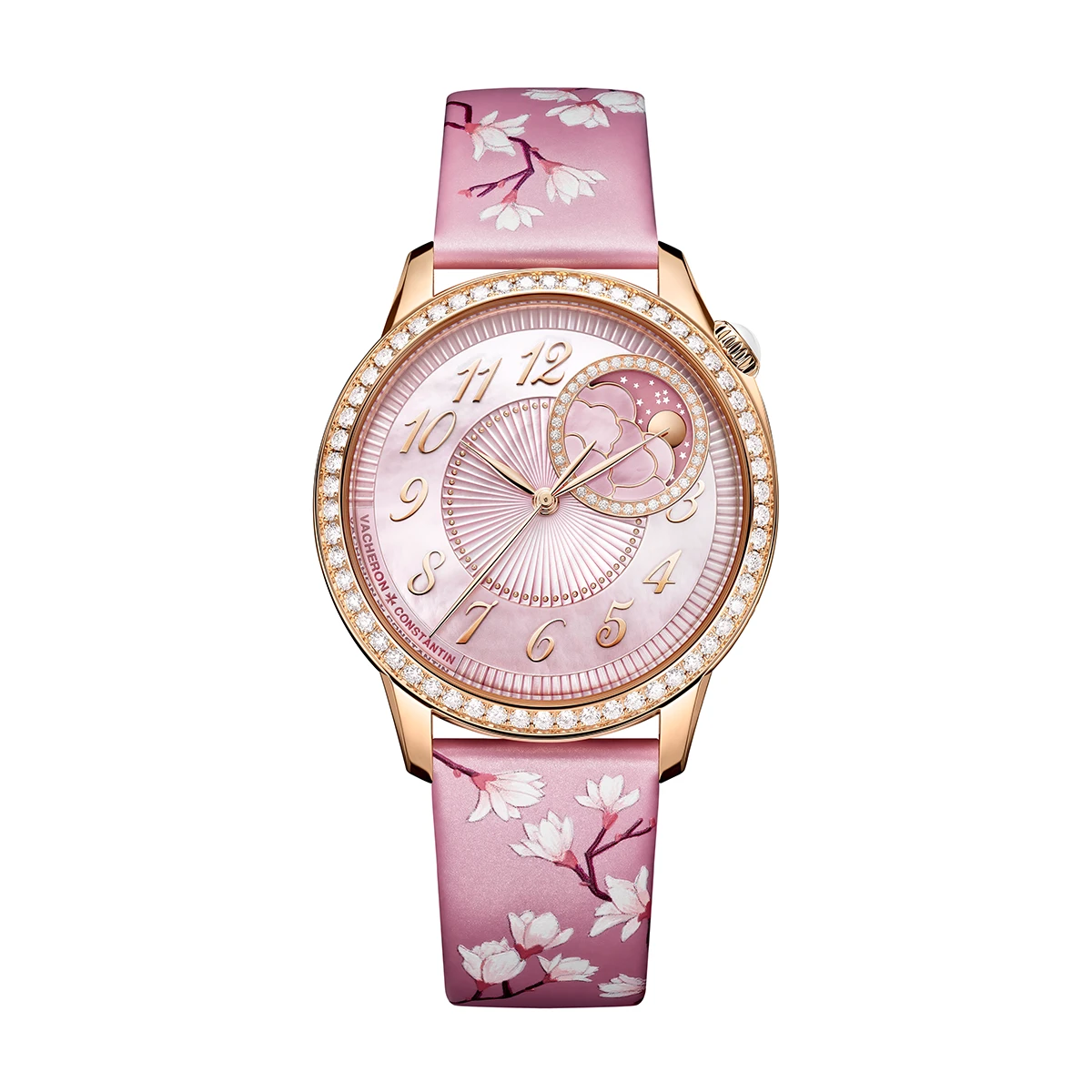 ヴァシュロン・コンスタンタン「エジェリー・ムーンフェイズ・スプリングブロッサム」Ref.8005F/000R-H157