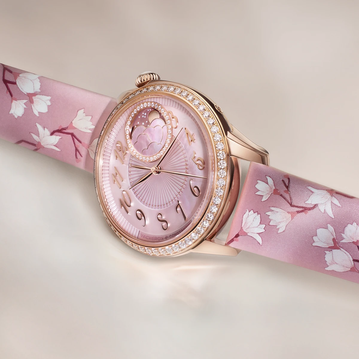 ヴァシュロン・コンスタンタン「エジェリー・ムーンフェイズ・スプリングブロッサム」