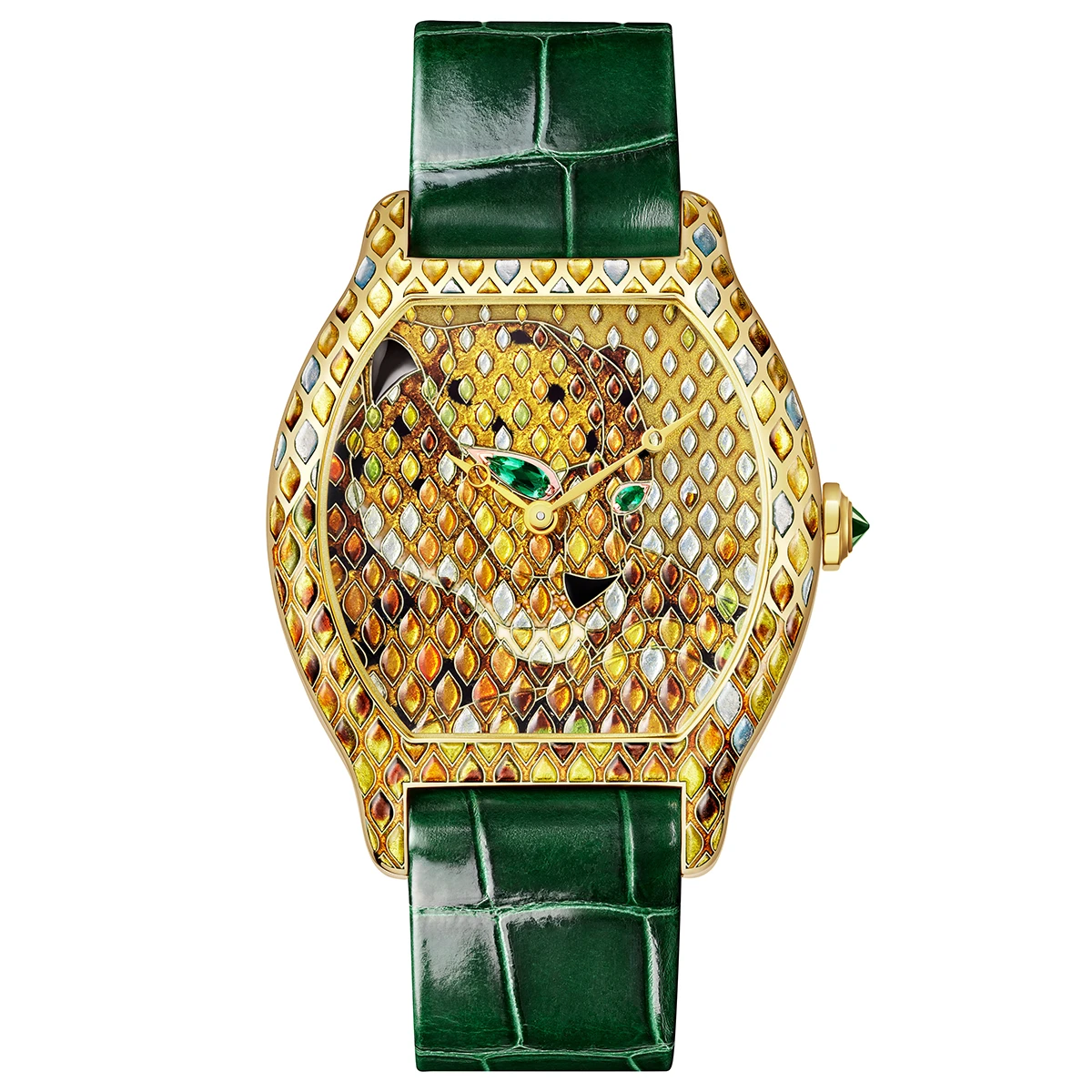 カルティエ「トーチュ」パンテール メティエダール ウォッチ Ref.CRHPI01812