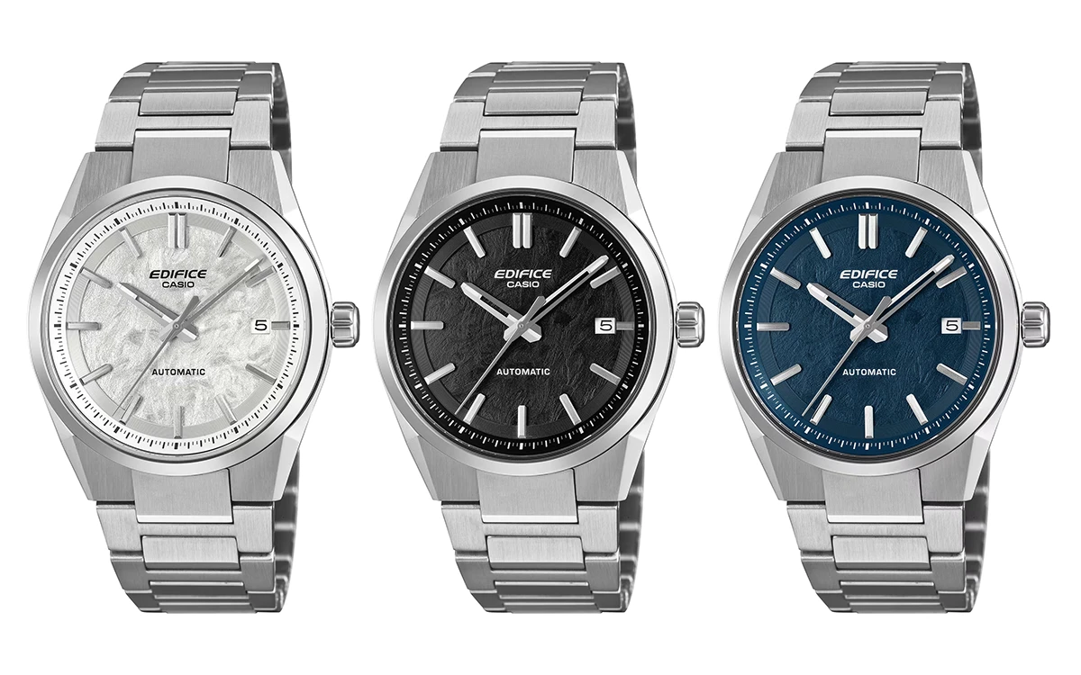 カシオ「EDIFICE オートマチック」Ref.EFK-110D-7AJF/Ref.EFK-110D-1A/Ref.EFK-110D-2A