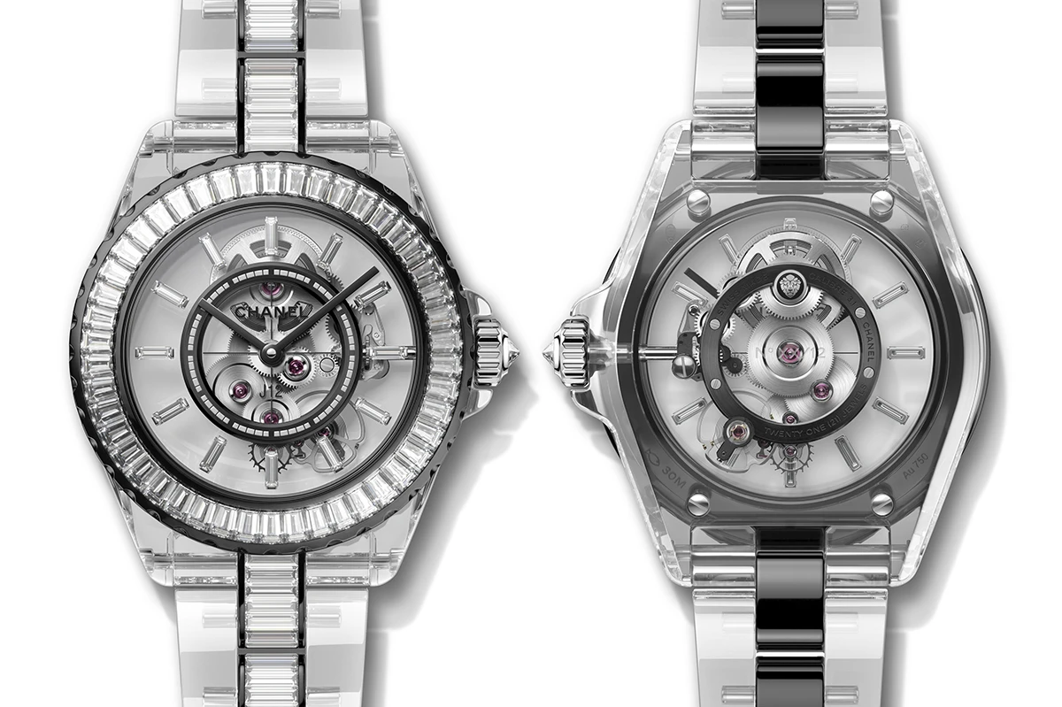 シャネル「J12 ダイヤモンド トゥールビヨン キャリバー 5」