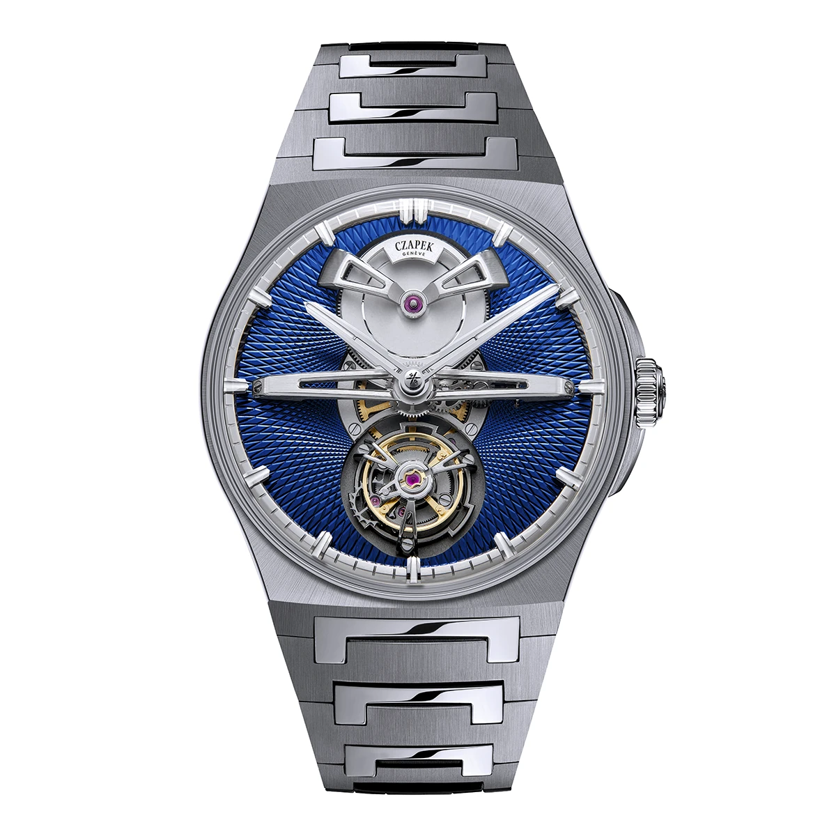 チャペック「アンタークティック・トゥールビヨン コスミックブルー」