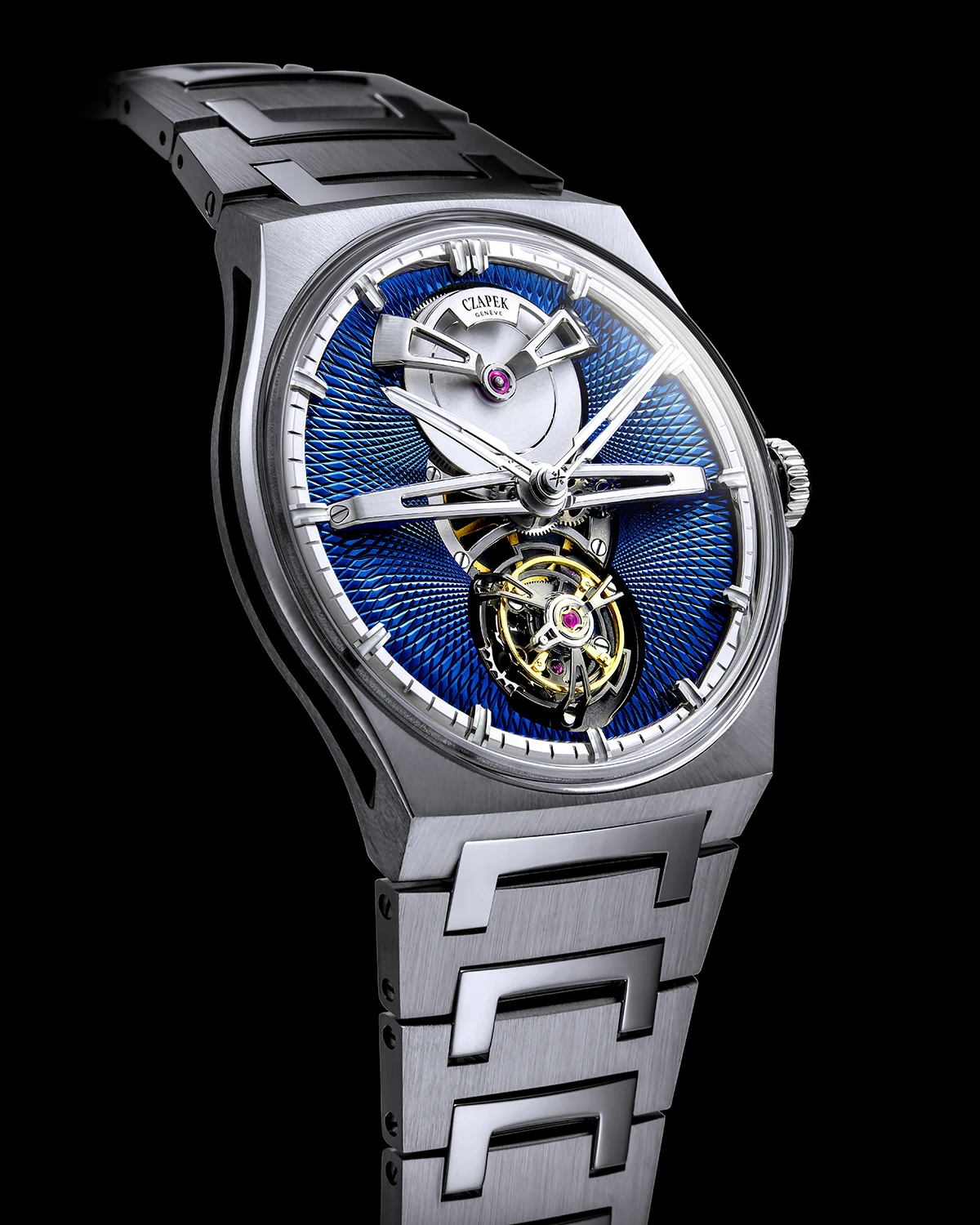 チャペック「アンタークティック・トゥールビヨン コスミックブルー」