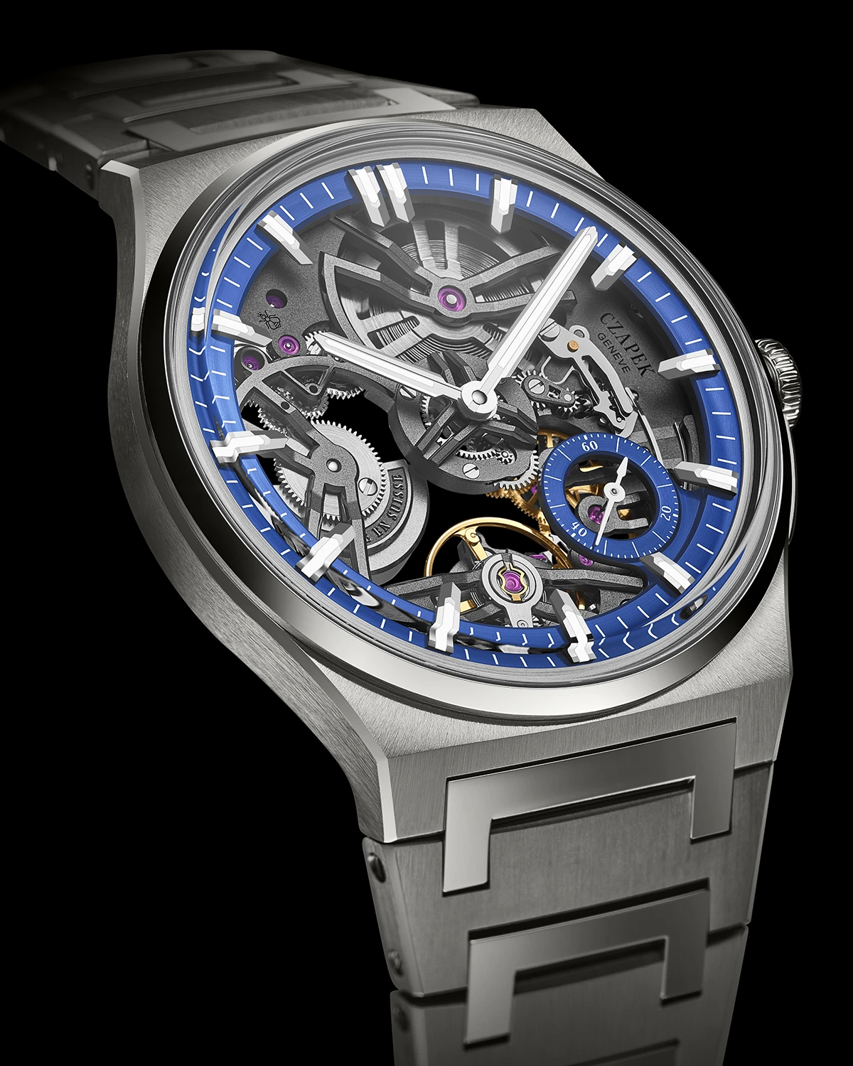 チャペック「アンタークティック・レヴェラシオン チタニウム コスミックブルー」