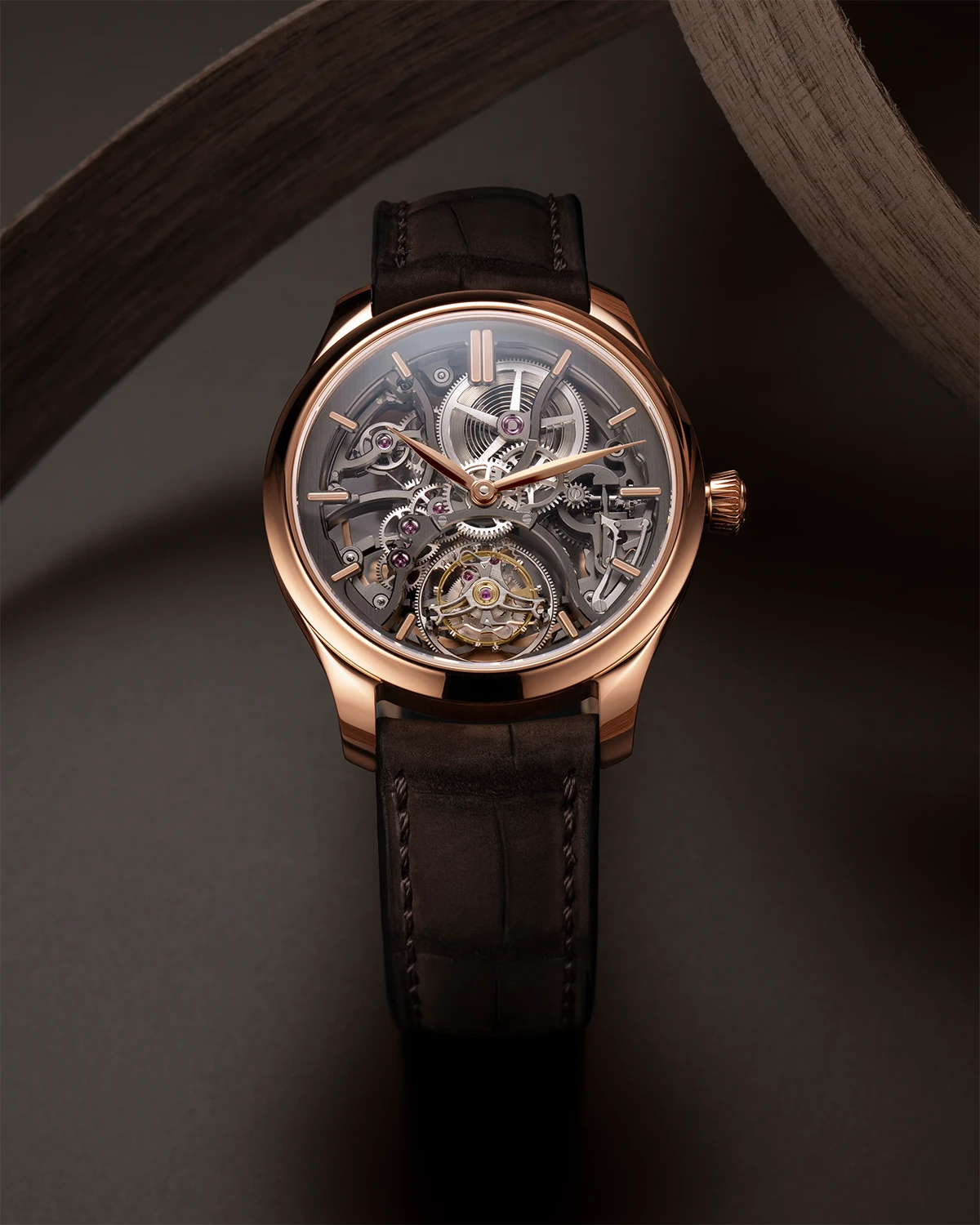 H.モーザー「エンデバー・トゥールビヨン スケルトン」Ref.1814-040