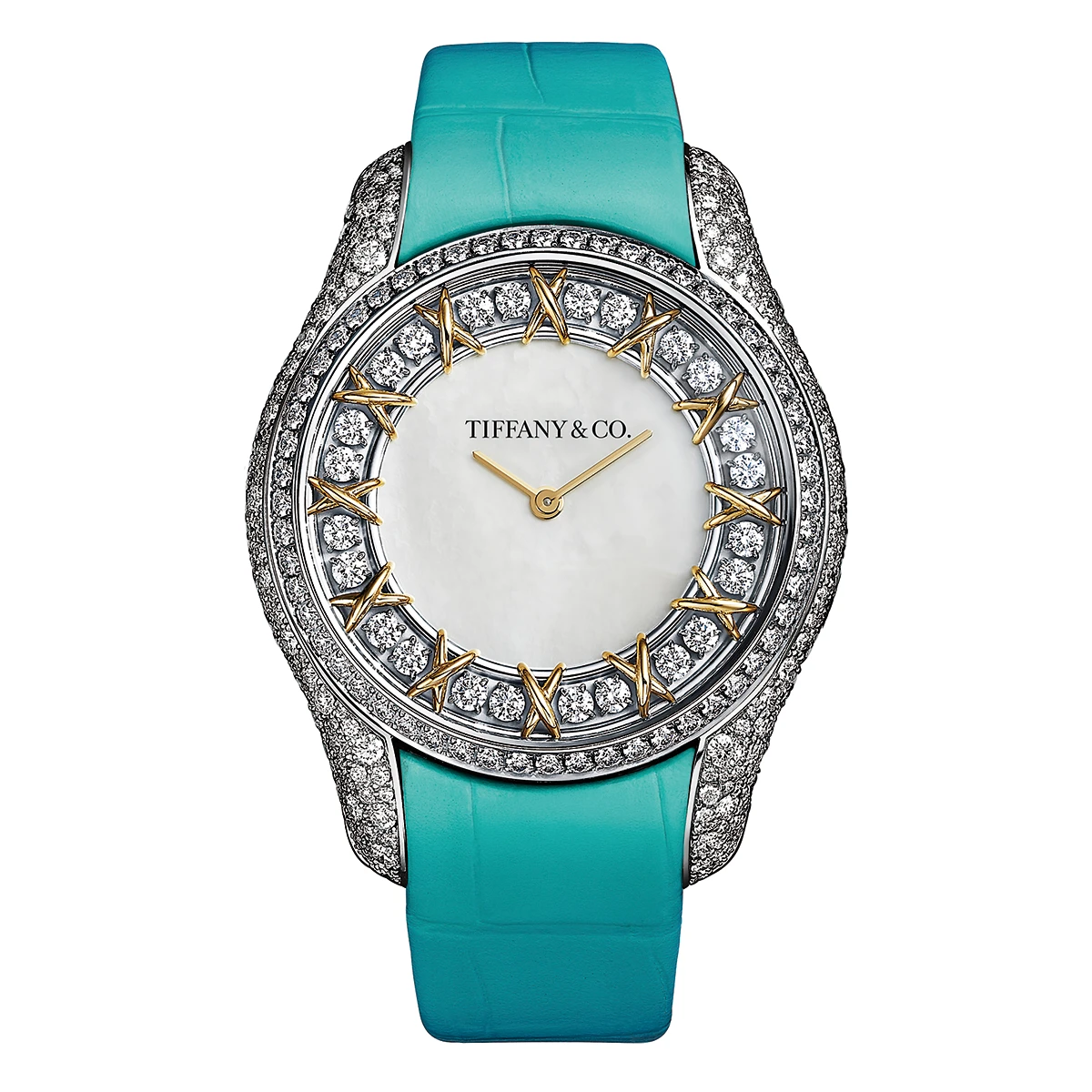 ジャン・シュランバージェ バイ ティファニー 16 ストーン マザー オブ パール ウォッチ