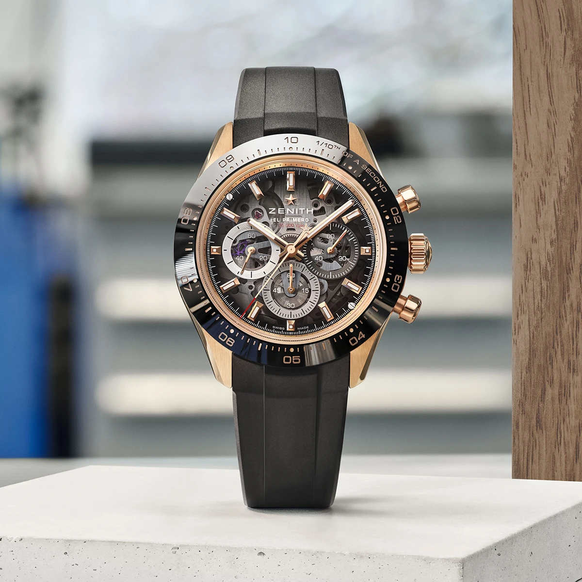 ゼニス「クロノマスター スポーツ スケルトン」Ref.18.3130.3600/01.R951