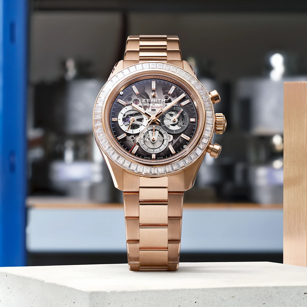 ゼニス「クロノマスター スポーツ スケルトン」Ref.22.3130.3600/01.M3100