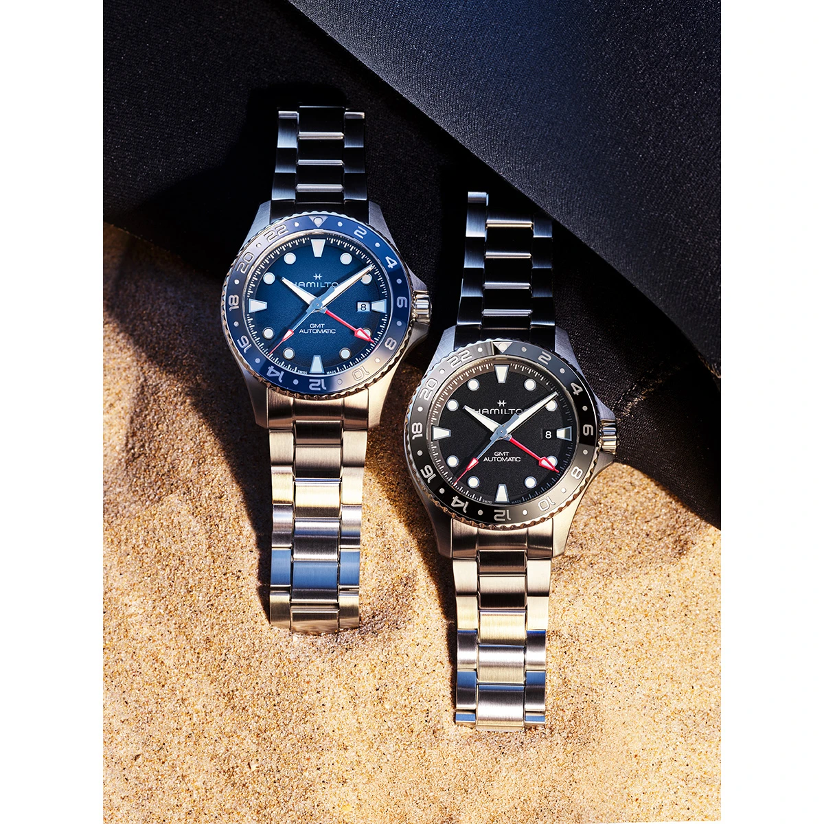 ハミルトン カーキ ネイビー スキューバ GMT