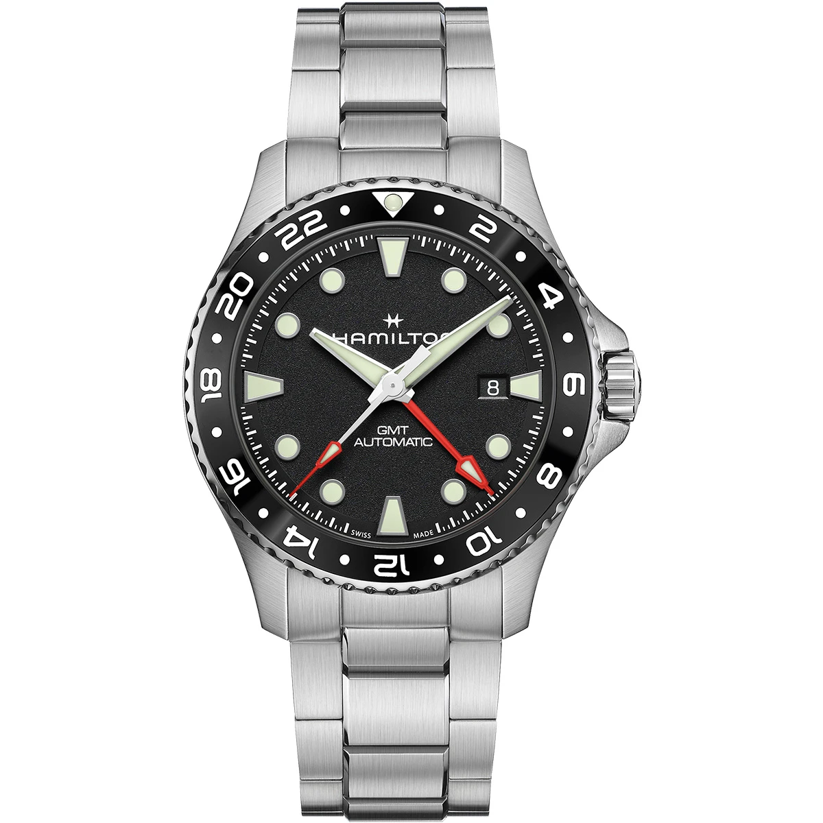 ハミルトン カーキ ネイビー スキューバ GMT