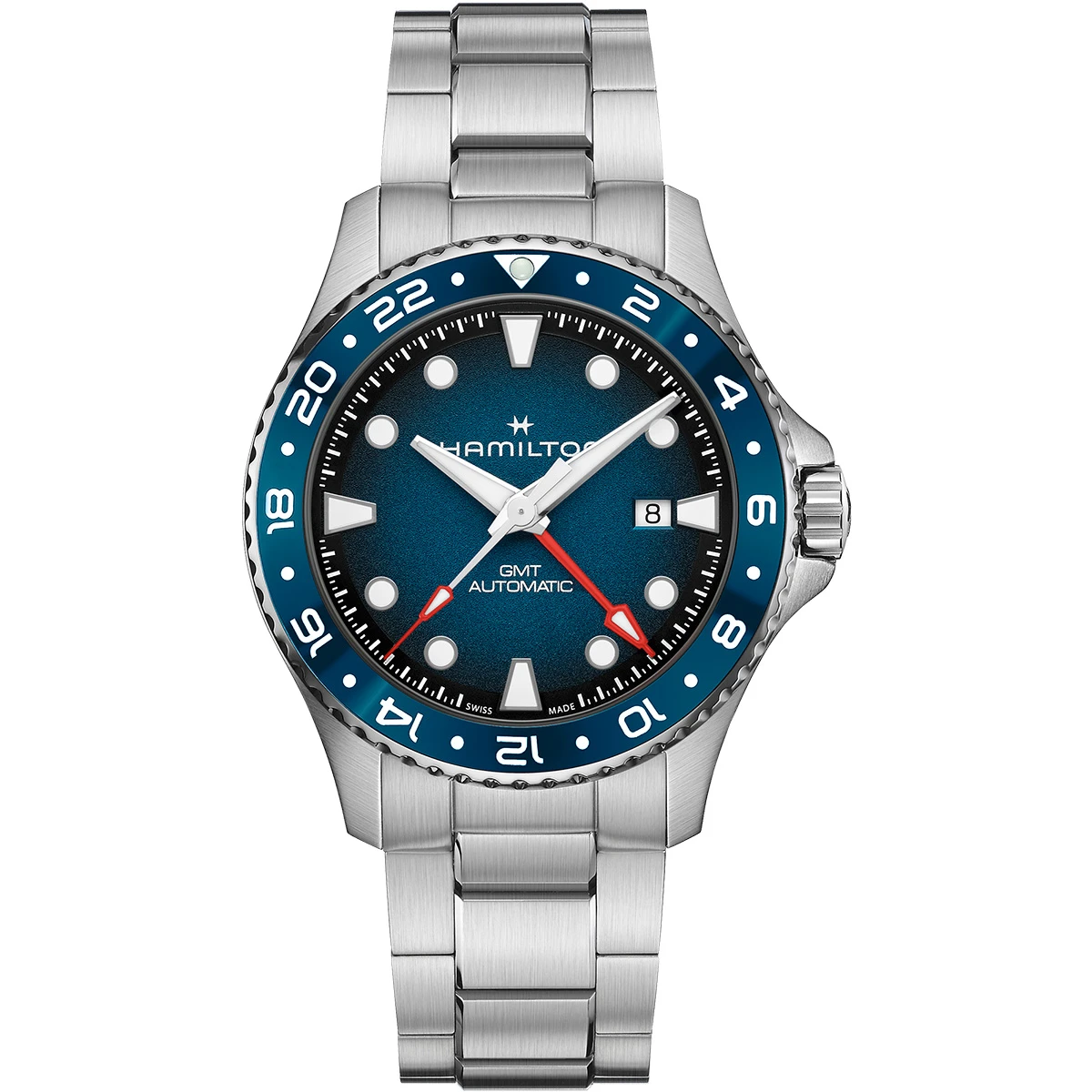 ハミルトン カーキ ネイビー スキューバ GMT