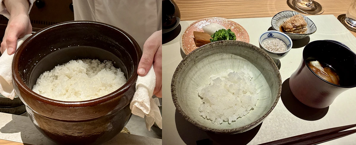 土鍋御飯 御飯供 香の物 止椀