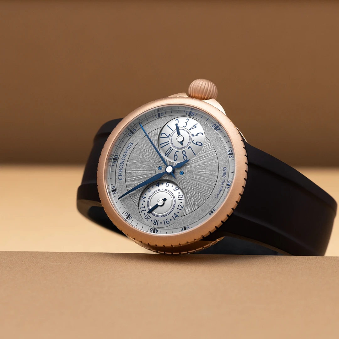 パルス GMT フロステッド ギョーシェ ゴールド