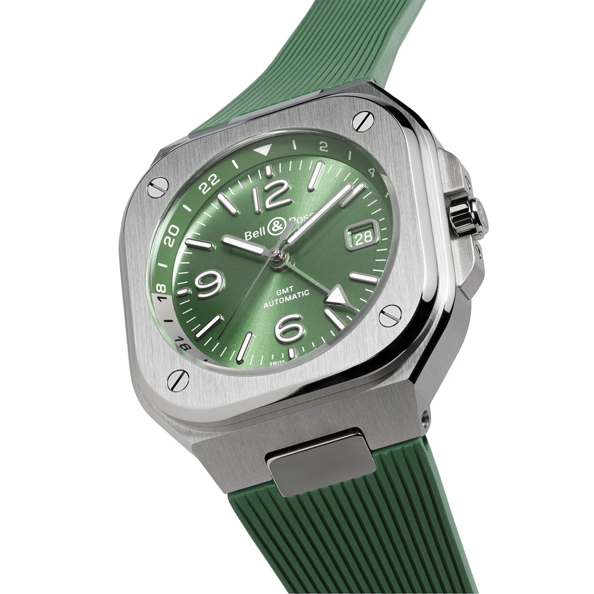 ベル&ロス「BR-05 GMT GREEN STEEL」