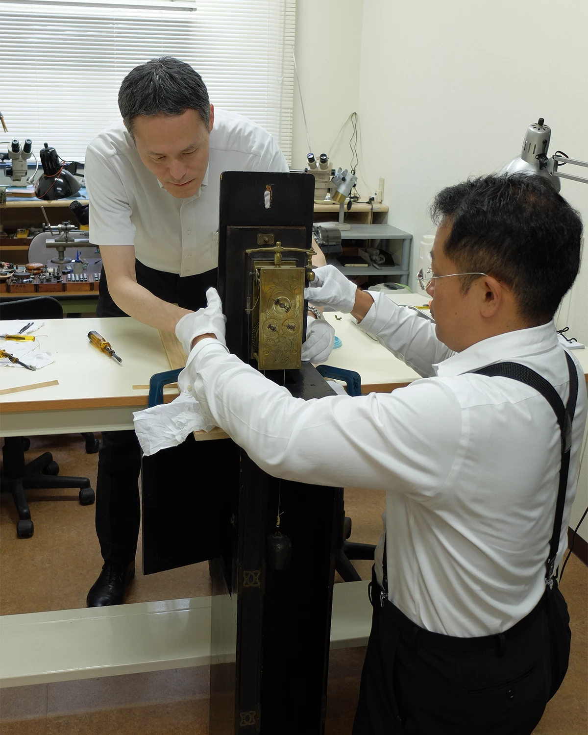 近江神宮所蔵の江戸時代の天文観測機器「垂揺球儀」